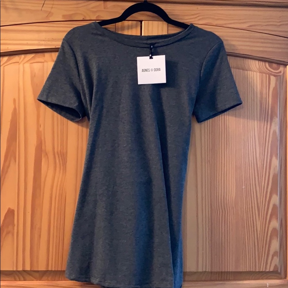 BNWT side seam gray Small
